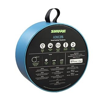 SHURE シュア AONIC 215 高遮音性イヤホン(有線タイプ) / SE215DYWH+UNI-A スペシャルエディション ホワイト : カナル型/マイク・リモコン付 【 Amazon.co.jp: SHURE シュア イヤホン AONIC 215 有線 マイク